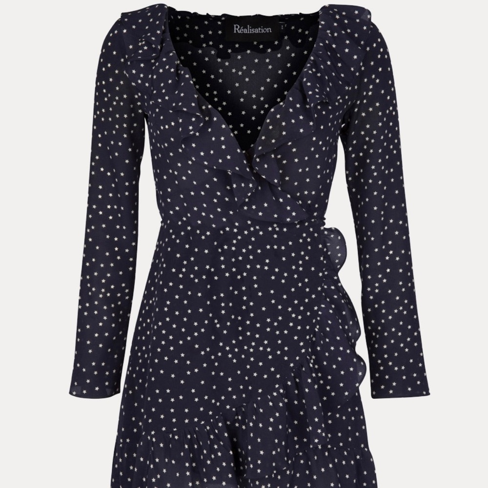 Realisation par THE ALEXANDRA in Navy Star mini dress
